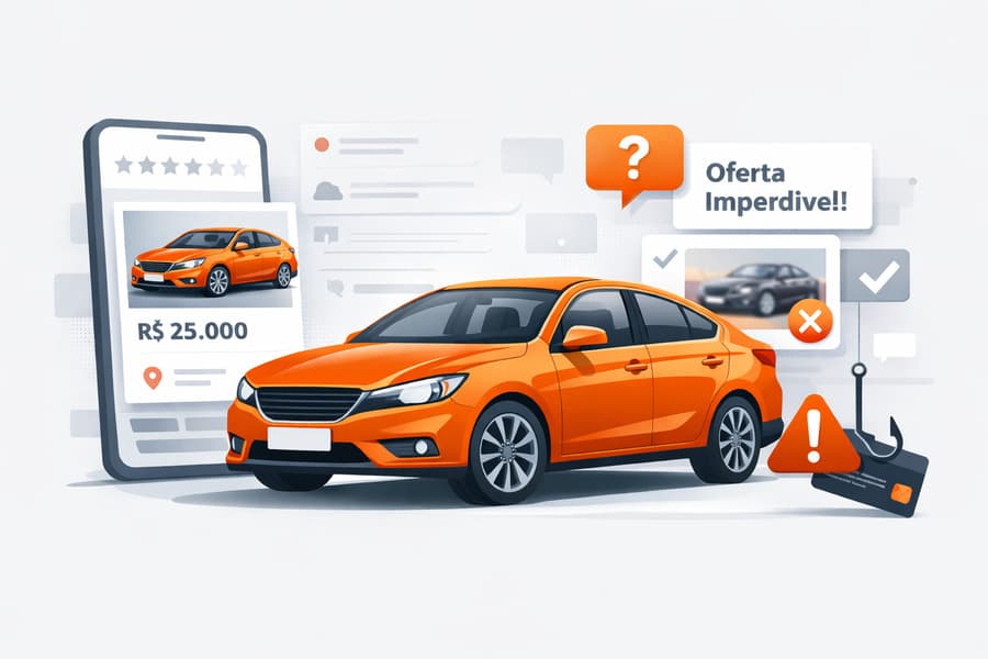 Anúncio de veículo falso: Os sinais que todo comprador precisa conhecer