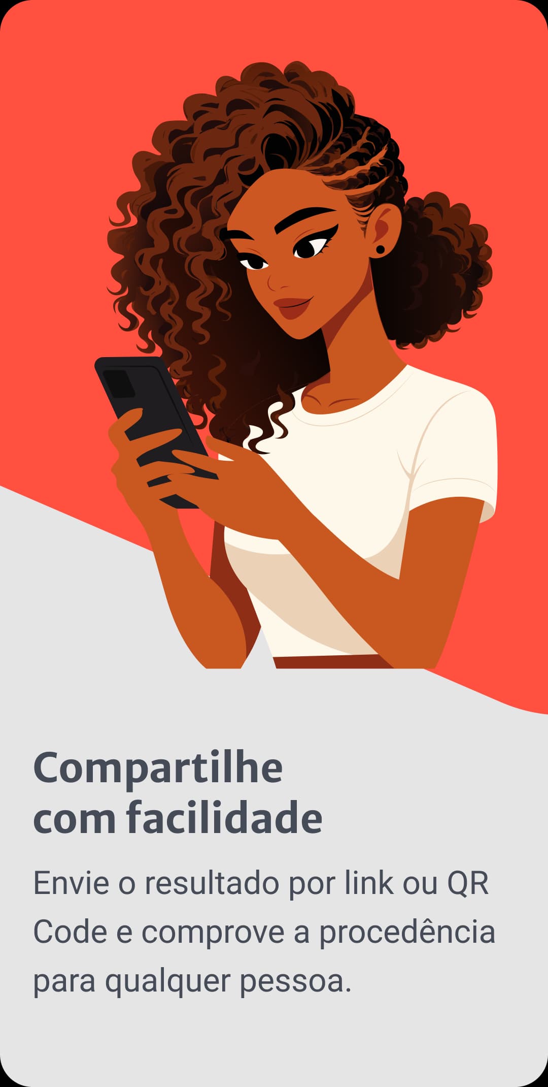 Compartilhe com facilidade