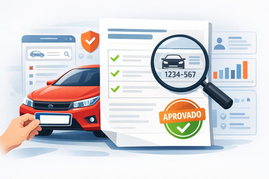 Como puxar a placa de veículo e consultar histórico completo com segurança